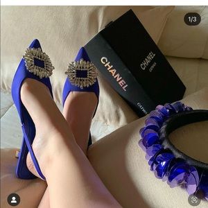 Zara shimmery singleback heels bloggers fav